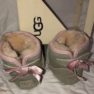 Baby Silver Metallic Uggs